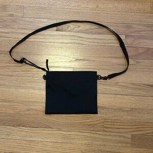 Muji Black 2-Way Water Repellent Sacoche / Crossbody Bag